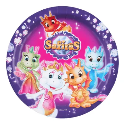 Papperstallrikar Safiras - 8-pack