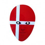 Pappmask, danska flaggan