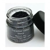 Paradise Makeup AQ GlitterDust - Black Mehron Glitter För Ansikte, Hår och Kropp