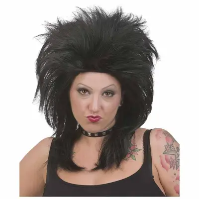 Peruk Punkare Svart