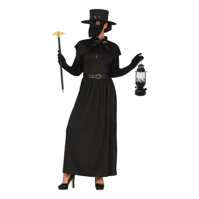 Pesten Dam Maskeraddräkt - Medium