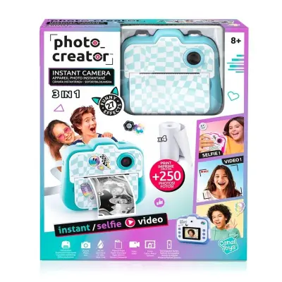 Photo Creator Instant Camera Turkos - Leksaksaffären -  Leksaksaffären