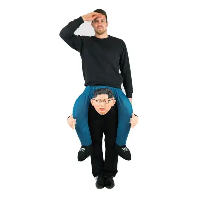 Piggyback Kim Jong Un Maskeraddräkt - One size