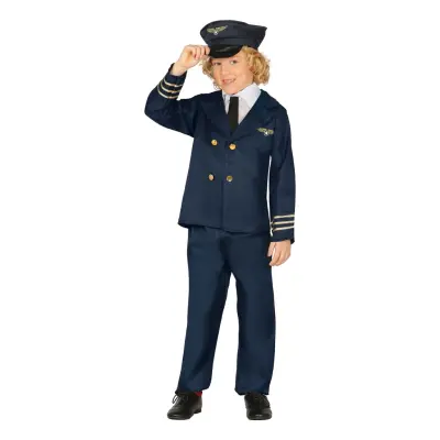 Pilot Barn Maskeraddräkt - Large