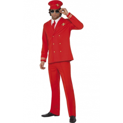 Pilotdräkt röd L