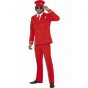 Pilotdräkt röd XL