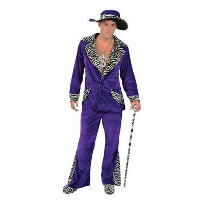 Pimp Lila Maskeraddräkt - Small