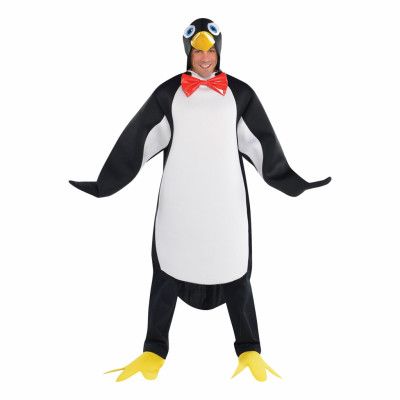 Pingvin med Fluga Maskeraddräkt - XX-Large