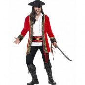 Pirat Kaptenen av Tortuga Herrkostym
