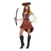 Pirat Klänning Maskeraddräkt - Large
