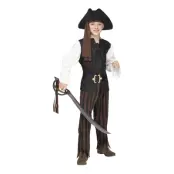 Pirat Rustik Barn Maskeraddräkt - Medium