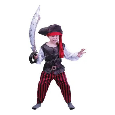 Piratpojke Barn Maskeraddräkt - Small