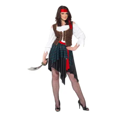 Pirattjej Maskeraddräkt - Small