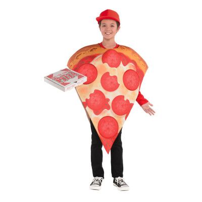 Pizza Slice Barn Maskeraddräkt - One size