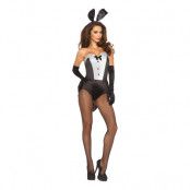 Playboy Kanin Deluxe Maskeraddräkt - Medium