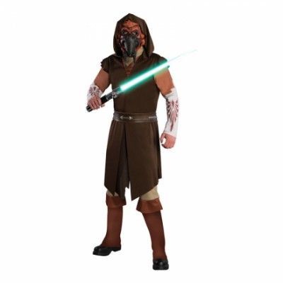 Plo Koon Deluxe Maskeraddräkt - Standard