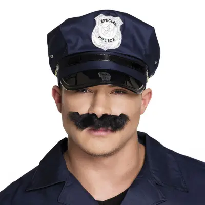 Polis Mustasch Svart