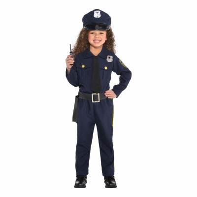 Polis Officer Barn Maskeraddräkt - Medium