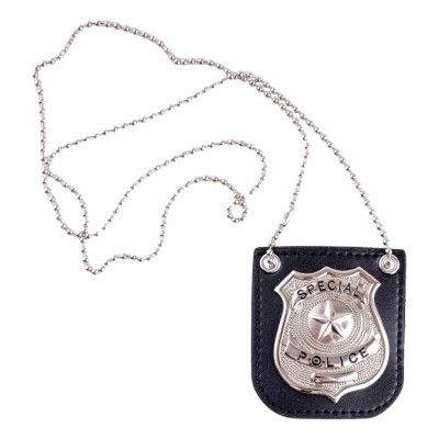Polisbricka på Halsband