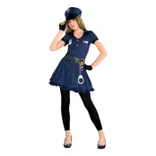 Polisklänning Barn Maskeraddräkt - XX-Large