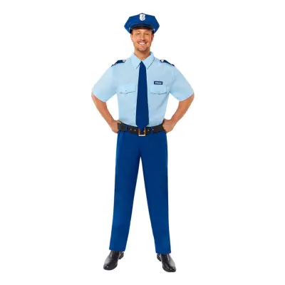 Polisman Maskeraddräkt - Medium