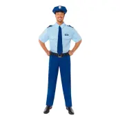 Polisman Maskeraddräkt - X-Large