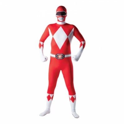 Power Ranger Second Skin Maskeraddräkt