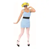 Powerpuffpinglorna Bubblan Maskeraddräkt - X-Large