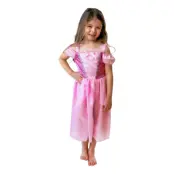 Prinsessa Klänning Rosa Barn Maskeraddräkt - Small