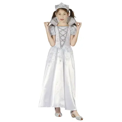 Prinsessa Vit Maskeraddräkt Barn 110-116cl
