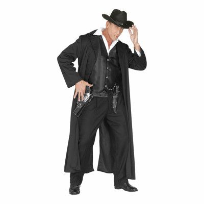 Prisjägare Svart Maskeraddräkt - Large