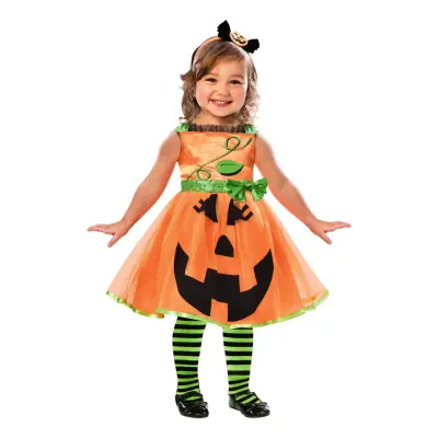 Pumpa Klänning Barn Maskeraddräkt - X-Small