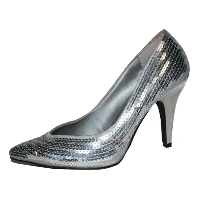 Pumps Paljett Silver - 36-37