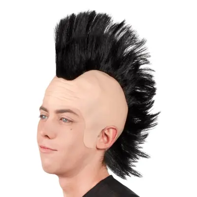 Punkperuk med Tuppkam - One size