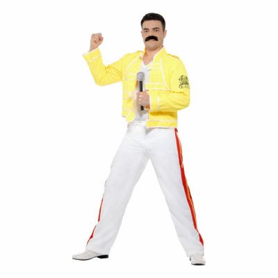 Queen Freddie Gul Maskeraddräkt - Large