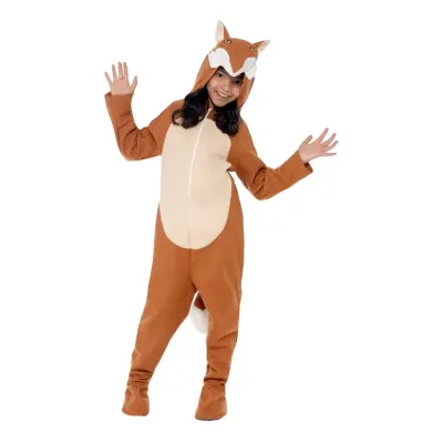 Räv Jumpsuit Barn Maskeraddräkt - Small