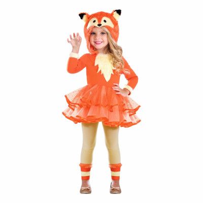 Räv Klänning Barn Maskeraddräkt - X-Large