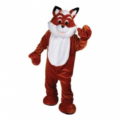 Rävmaskot Deluxe Maskeraddräkt - One size