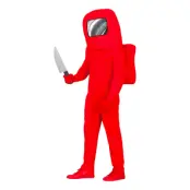 Röd Astronaut Teen Maskeraddräkt - 14-16 år