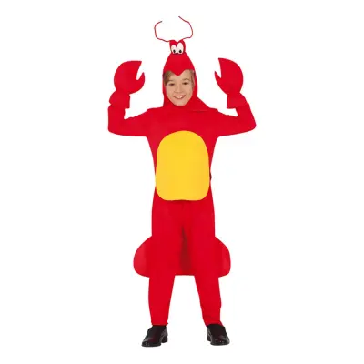 Röd Krabba Barn Maskeraddräkt - Large