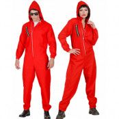 Röd Papirhuset / Money Heist Inspirerad Jumpsuit - Kostym Unisex