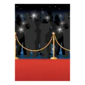 Röda Mattan Gigantisk Väggdekoration