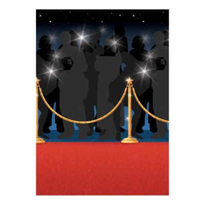 Röda Mattan Gigantisk Väggdekoration