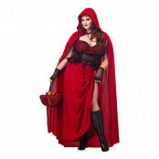 Rödluvan Halloween Plus-size Maskeraddräkt - 1XL