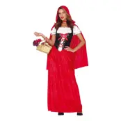 Rödluvan med Klänning Maskeraddräkt - X-Large