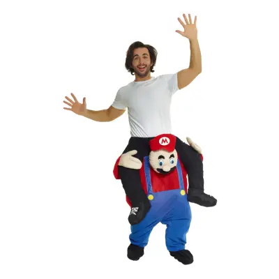 Rörmokare Röd Piggyback Maskeraddräkt - One size