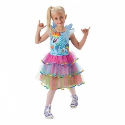 Rainbow Dash Barn Maskeraddräkt - Medium