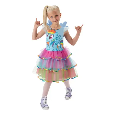 Rainbow Dash Barn Maskeraddräkt - Medium
