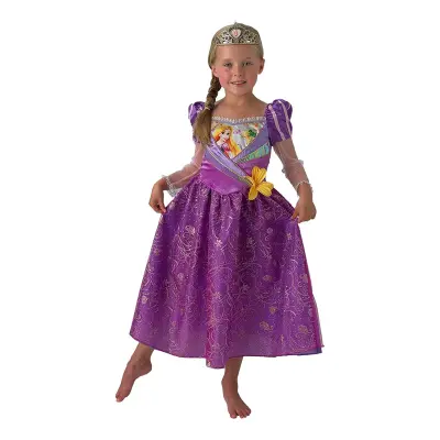 Rapunzel Skimrande Barn Maskeraddräkt