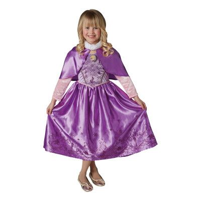 Rapunzel Vinter Barn Maskeraddräkt - Medium